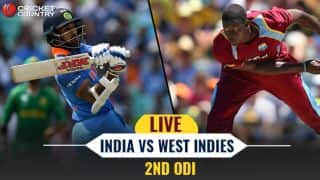 WI 205/6 in 43 overs | Live cricket score, India vs West Indies, 2nd ODI: WI lose WI 205/6 in 43 overs | Live cricket score, India vs West Indies, 2nd ODI: WI lose
