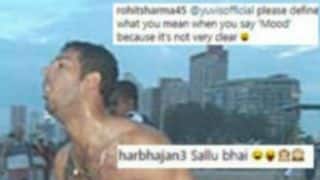 Rohit Sharma, Harbhajan Singh comment on Yuvraj Singh's shirtless Instagram post Rohit Sharma, Harbhajan Singh comment on Yuvraj Singh's shirtless Instagram post