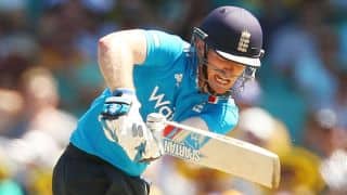 Morgan dismissed as India get four wickets Morgan dismissed as India get four wickets