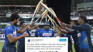 Cricket fraternity reacts on Tillakaratne Dilshan's farewell from international cricket Cricket fraternity reacts on Tillakaratne Dilshan's farewell from international cricket