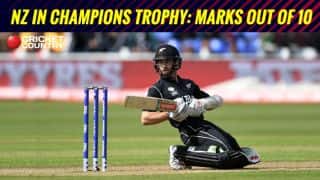 ICC Champions Trophy 2017, New Zealand review and marks out of 10: Rain interruption, heavy reliance on Kane Williamson hurt Kiwis ICC Champions Trophy 2017, New Zealand review and marks out of 10: Rain interruption, heavy reliance on Kane Williamson hurt Kiwis