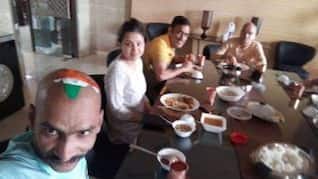 Photos: MS Dhoni hosts ‘super fan’ Sudhir Gautam for lunch