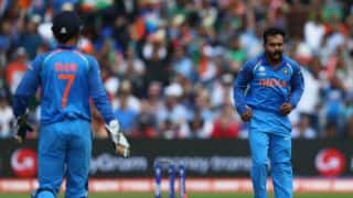 ICC Champions Trophy 2017: Kedar Jadhav credits MS Dhoni for his bowling success against Bangladesh ICC Champions Trophy 2017: Kedar Jadhav credits MS Dhoni for his bowling success against Bangladesh
