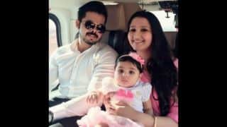 Boy it is! Sreesanth becomes father for second time Boy it is! Sreesanth becomes father for second time