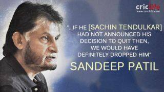 Sandeep Patil's shocking revelations on Sachin Tendulkar's ODI retirement Sandeep Patil's shocking revelations on Sachin Tendulkar's ODI retirement