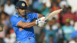 MS Dhoni bulldozes to 68* in last innings as India captain MS Dhoni bulldozes to 68* in last innings as India captain