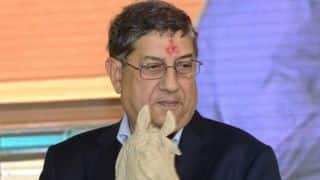 Srinivasan to discuss his future with Arun Jaitley Srinivasan to discuss his future with Arun Jaitley