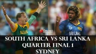 South Africa vs Sri Lanka ICC Cricket World Cup 2015 Quarter Final 1 at Sydney
