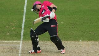 Riki Wessels hit on helmet by Richardson delivery Riki Wessels hit on helmet by Richardson delivery