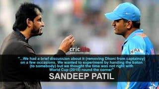 Sandeep Patil and co. thought of removing MS Dhoni from ODI captaincy Sandeep Patil and co. thought of removing MS Dhoni from ODI captaincy