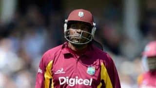 West Indies stutter to 50 West Indies stutter to 50