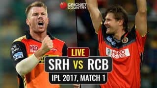 Highlights, Sunrisers Hyderabad vs Royal Challengers Bangalore IPL 2017, Match 1: RCB lose Highlights, Sunrisers Hyderabad vs Royal Challengers Bangalore IPL 2017, Match 1: RCB lose