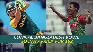 Rubel Happy Bangladeshi Sex Vedios - Clinical Bangladesh bowl South Africa out for 162 in 2nd ODI at ...
