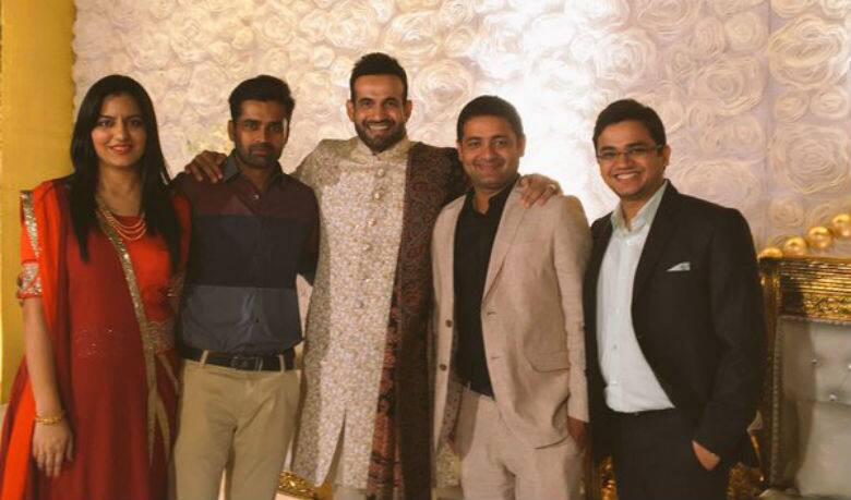 Photos Irfan Pathan Safa Baig S Wedding Reception Cricket Country