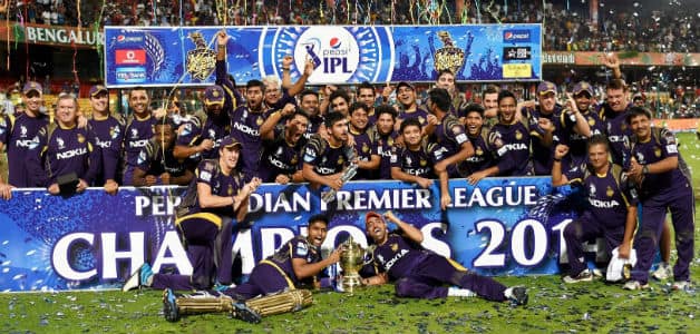 Kolkata Knight Riders celebrate IPL 2014 victory - Cricket Country