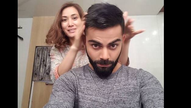 Photos Virat Kohli And His Ever Changing Hairstyle Cricket Country