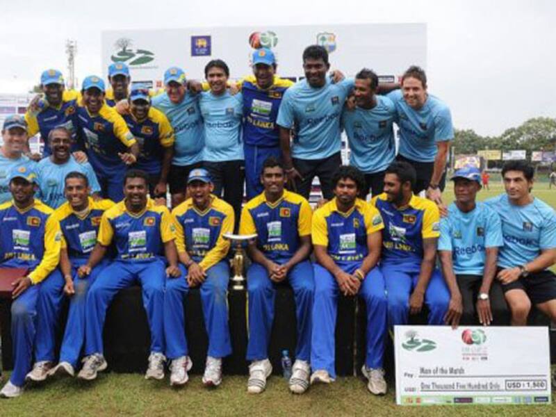 ri Lanka won the second match by eight wickets after the opening game was abandoned due to rain &Acirc;&copy;AFP