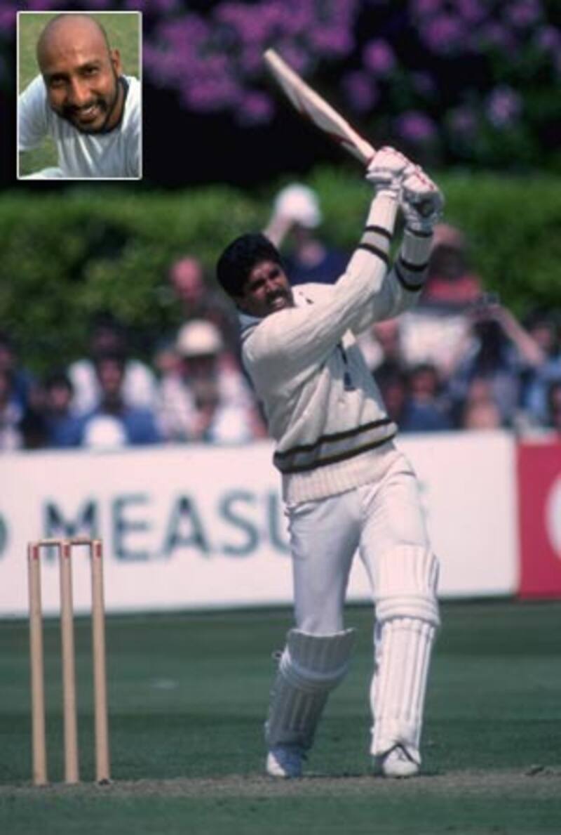 Kapil Dev in action against Zimbabwe in 1983 World Cup &Acirc;&copy; Getty Images