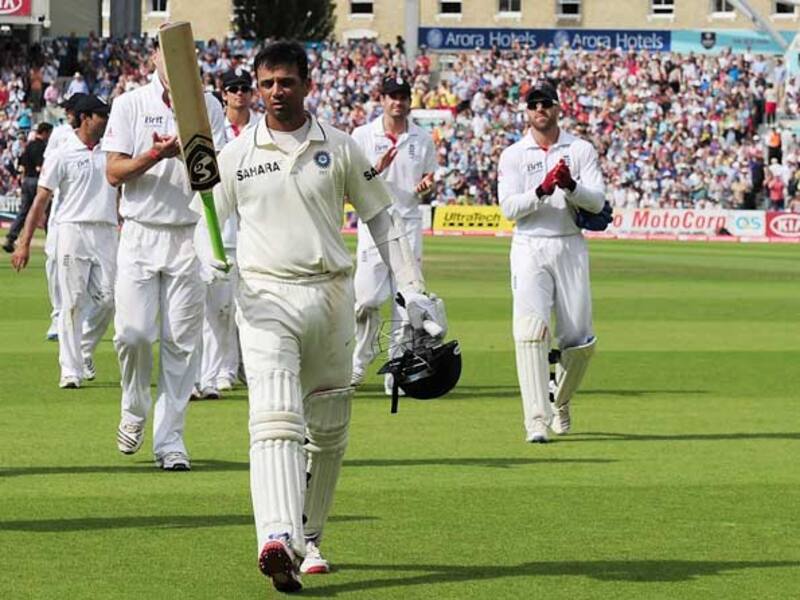Rahul Dravid was the highest run scorer for India in the recently concluded Test series &copy; Getty Images