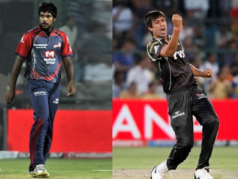 Varun Aaron (left) and Rahul Sharma will be itching to get a chance and perform before home crowd after having done well in domestic cricket and IPL