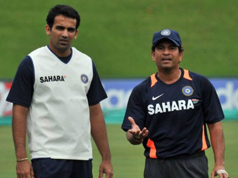 Zaheer Khan (left) hasn't played in domestic tournament for more than three years now, while Sachin Tendulkar has represented Mumbai only four times since 2001, the last of which came three years ago &copy; AFP