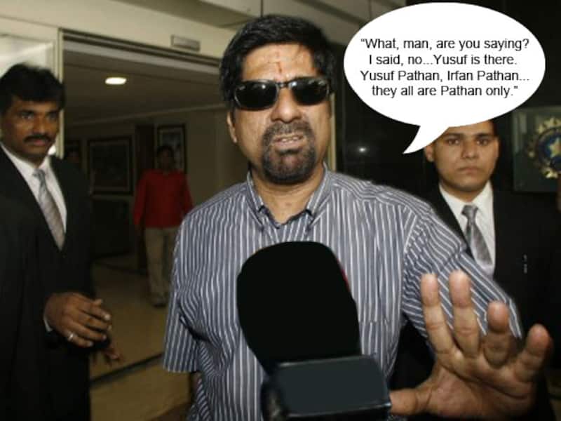 Kris Srikkanth, chairman of the selection panel