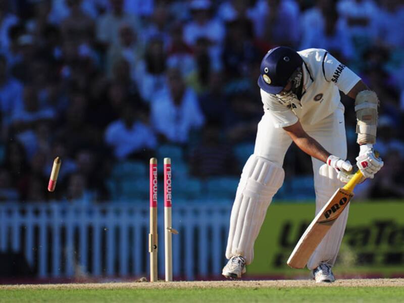 An average of 17.00 in six Tests since the tour of England highlights VVS Laxman's dramatic, career-threatening slump &Acirc;&copy; Getty Images