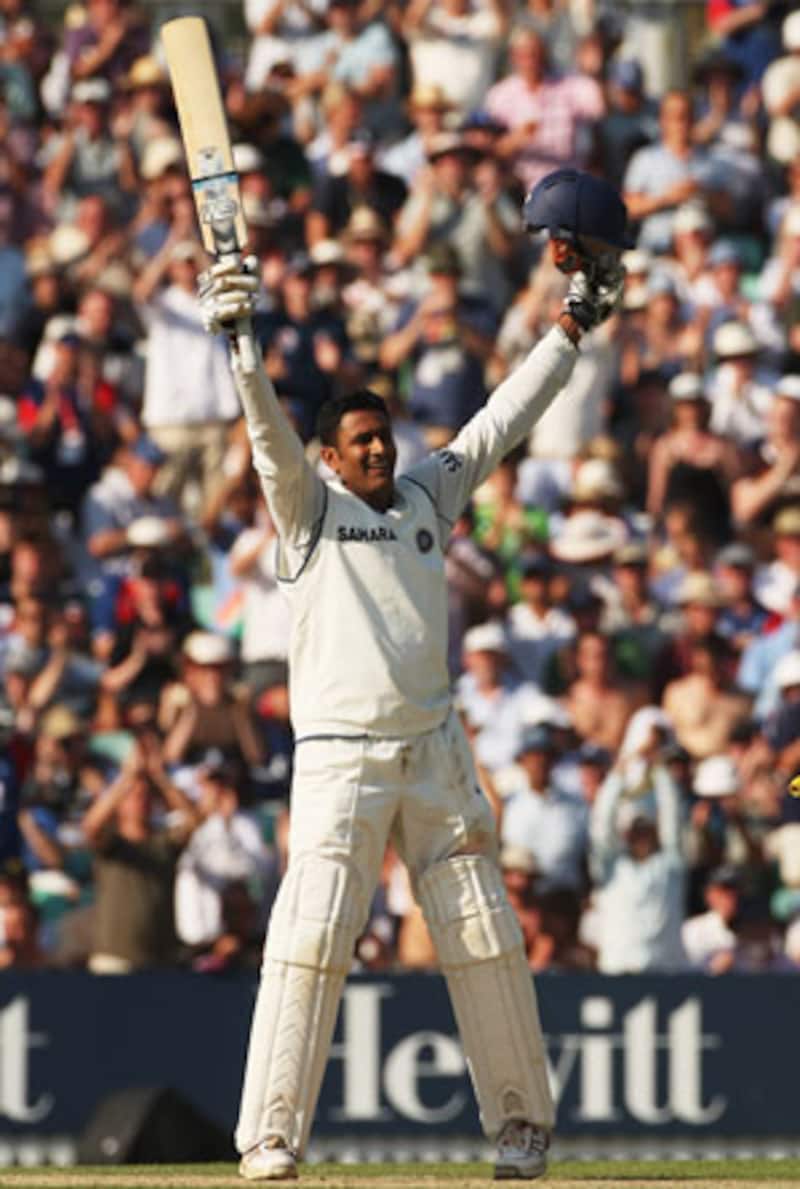 At 36 years 297 days, Anil Kumble became the oldest Indian to score a maiden hundred  &Acirc;&copy; Getty Images