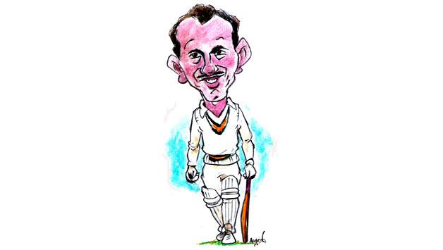Rusi Modi used to stun the audience with his grace, elegance and consistency. Caricature: Austin Coutinho.