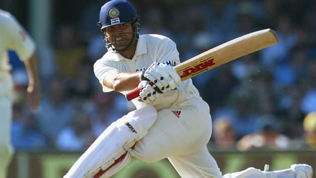 Sachin Tendulkar enroute to his double hundred at Sydney Test against Australia in 2004 © Getty Images
