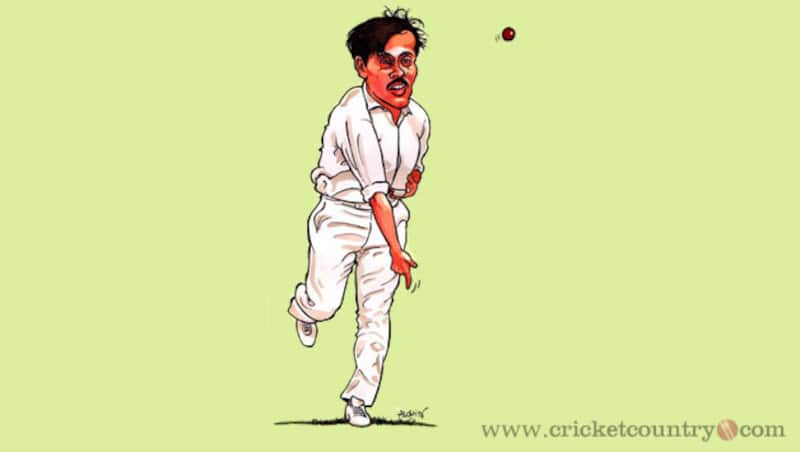 Srinivas Venkataraghavan. Caricature: Austin Gerard Coutinho.
