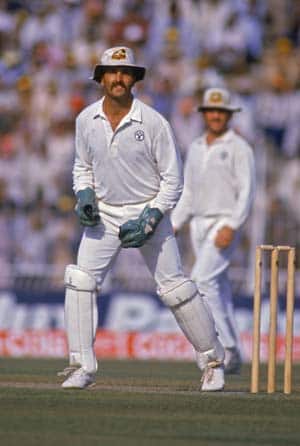 Greg Dyer during the 1987 World Cup semi-final at Lahore © Getty Images