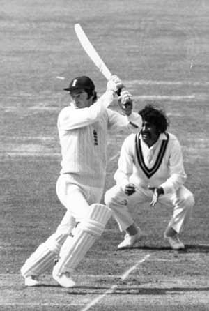Alan Knott batting against Pakistan; Lord's, 1974 © Getty Images