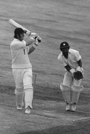 Dennis Amiss pulls en route his 203 at The Oval, 1976 © Getty Images