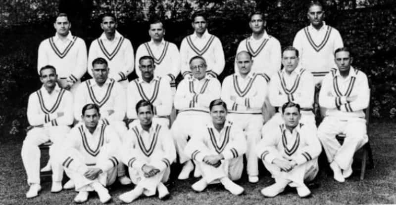 India in England, 1936. Back, from left: Baqa Jilani, MJ Gopalan, LP Jai, Lala Amarnath, Amir Elahi, Cotar Ramaswami. Middle, from left: Vijay Merchant, Mohammad Nisar, CK Nayudu, Vizzy (captain), Wazir Ali, Phiroze Palia, Syed Hussian. Front, from left: Mushtaq Ali, Dattaram Hindlekar, Shute Banerjee, Khershed Meherhomji &Acirc;&copy; Getty Images)