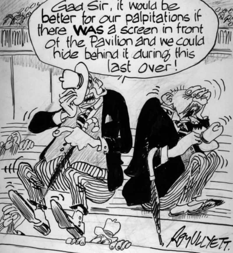 Original pen-and-ink cartoon drawn for Daily Express published on June 26, 1963 &Acirc;&copy; Getty Images