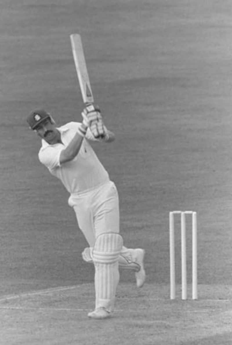 Tall, with a burly frame and a handlebar moustache, Gooch was an imposing presence at the batting crease © Getty Images