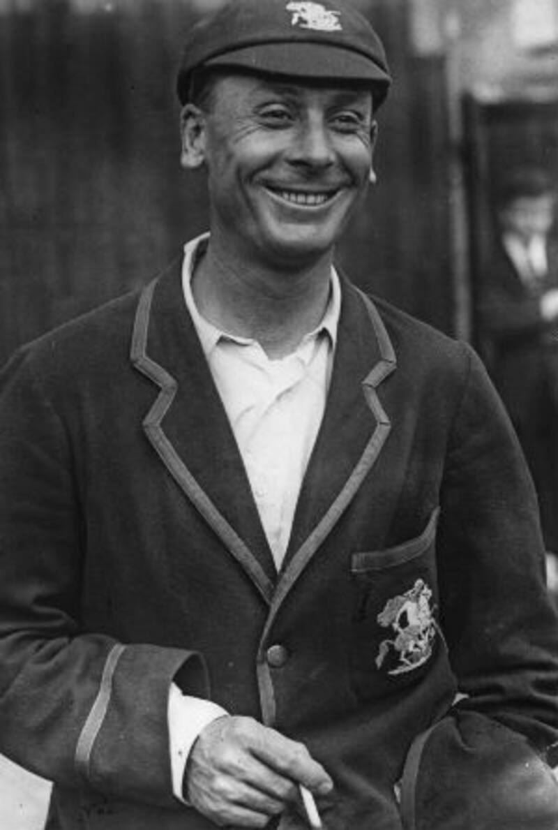 Jack Hobbs scored 187 runs against Australia in the third Test of the 1911-12 Ashes in Adelaide &Acirc;&copy; Getty Images