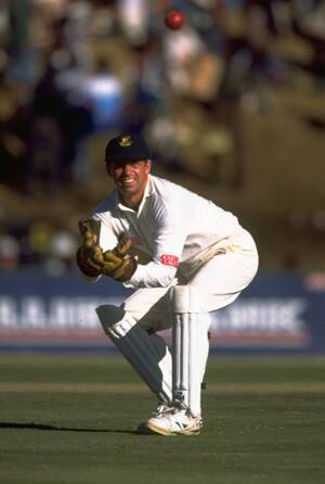 When South Africa emerged out of the wilderness after 21 years of isolation, it was Dave Richardson who kept wickets © Getty Images