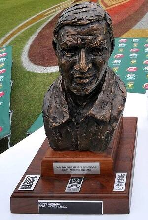The Basil D'Oliveira Trophy © Getty Images