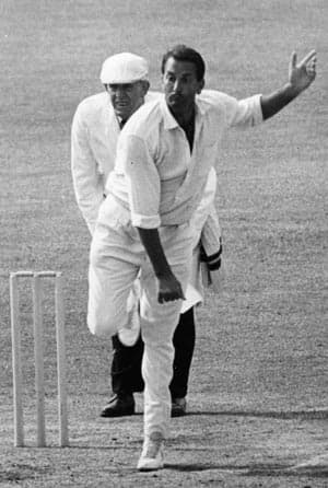 Basil D'Oliveira was a change bowler who had a penchant for breaking partnerships. He took 47 Test wickets at 39.55 © Getty Images