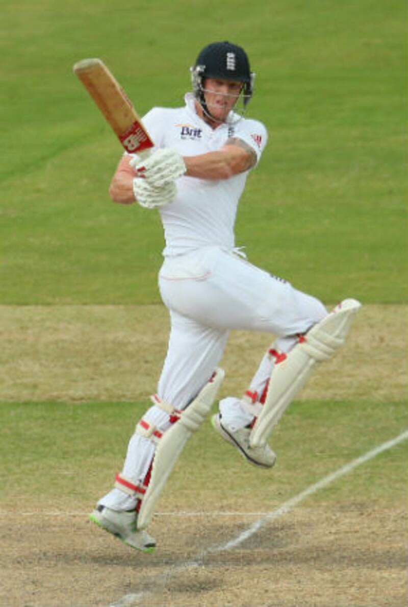 Ben Stokes of England bats during day four of the Second Ashes Test Match between Australia and Engla
