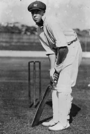 Australian bastman, Bill Ponsford was also Wisden's Cricketer of the Year in 1935 © Getty Images