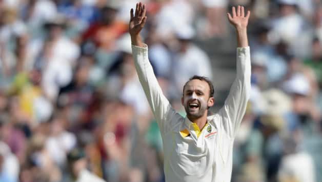 Nathan Lyon took his 100th wicket in the fourth Ashes 2013-14 Test against England at the MCG © Getty Images