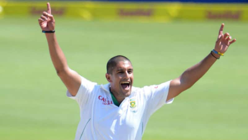 Rory Kleinveldt's best bowling figures are three for 65 against Australia in November 2012 &Acirc;&copy; Getty Images