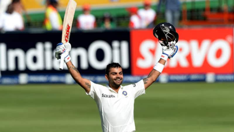 Virat Kohli scored 119 off 181 balls against South Africa in the first Test in Johannesburg &copy; Getty Images