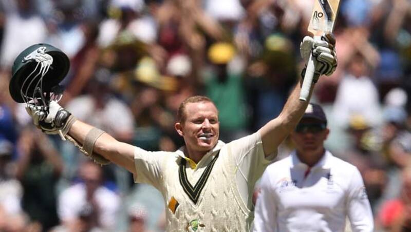 Chris Rogers scored a century in the fourth Ashes 2013-14 Test against England at the MCG &Acirc;&copy; Getty Images