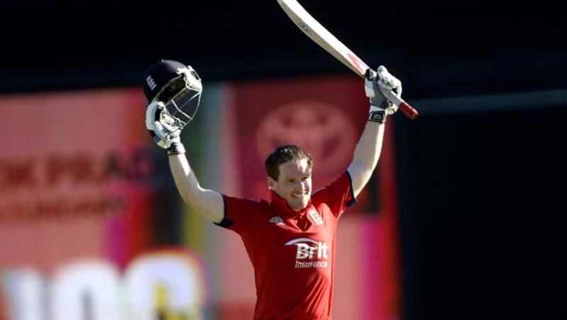 Eoin Morgan followed up his 78 in the first ODI, with a brilliant 108 in the second © Getty Images