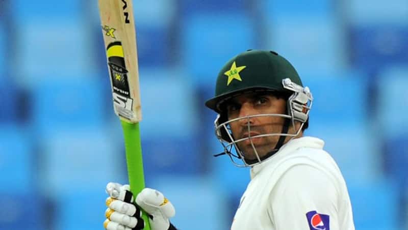 Pakistan's hopes falls squarely on captain Misbah-ul-Haq's shoulders &copy; AFP
