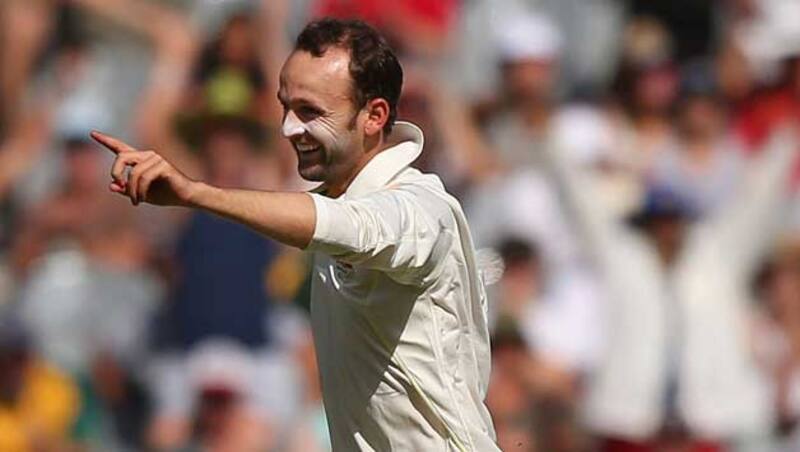 Nathan Lyon took a five-wicket haul in the fourth Ashes 2013-14 Test against England at the MCG &Acirc;&copy; Getty Images